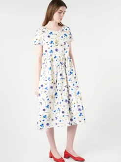 Hannoh Wessel - Ramira Dress in Blue Flowers