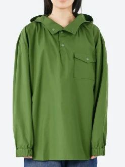 Have a Good Day - Hoodie Shirt in Military Green
