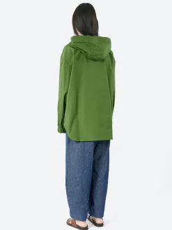 Have a Good Day - Hoodie Shirt in Military Green