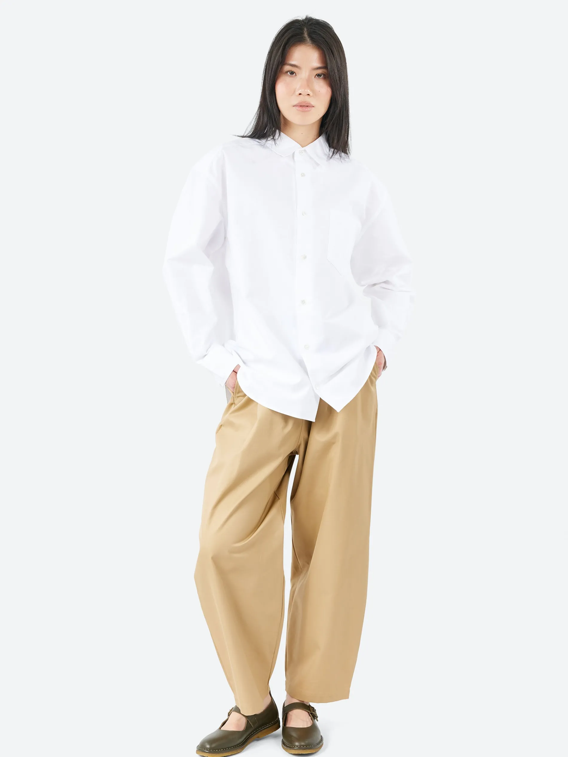 Have a Good Day - Selvedge Ox Shirt in White