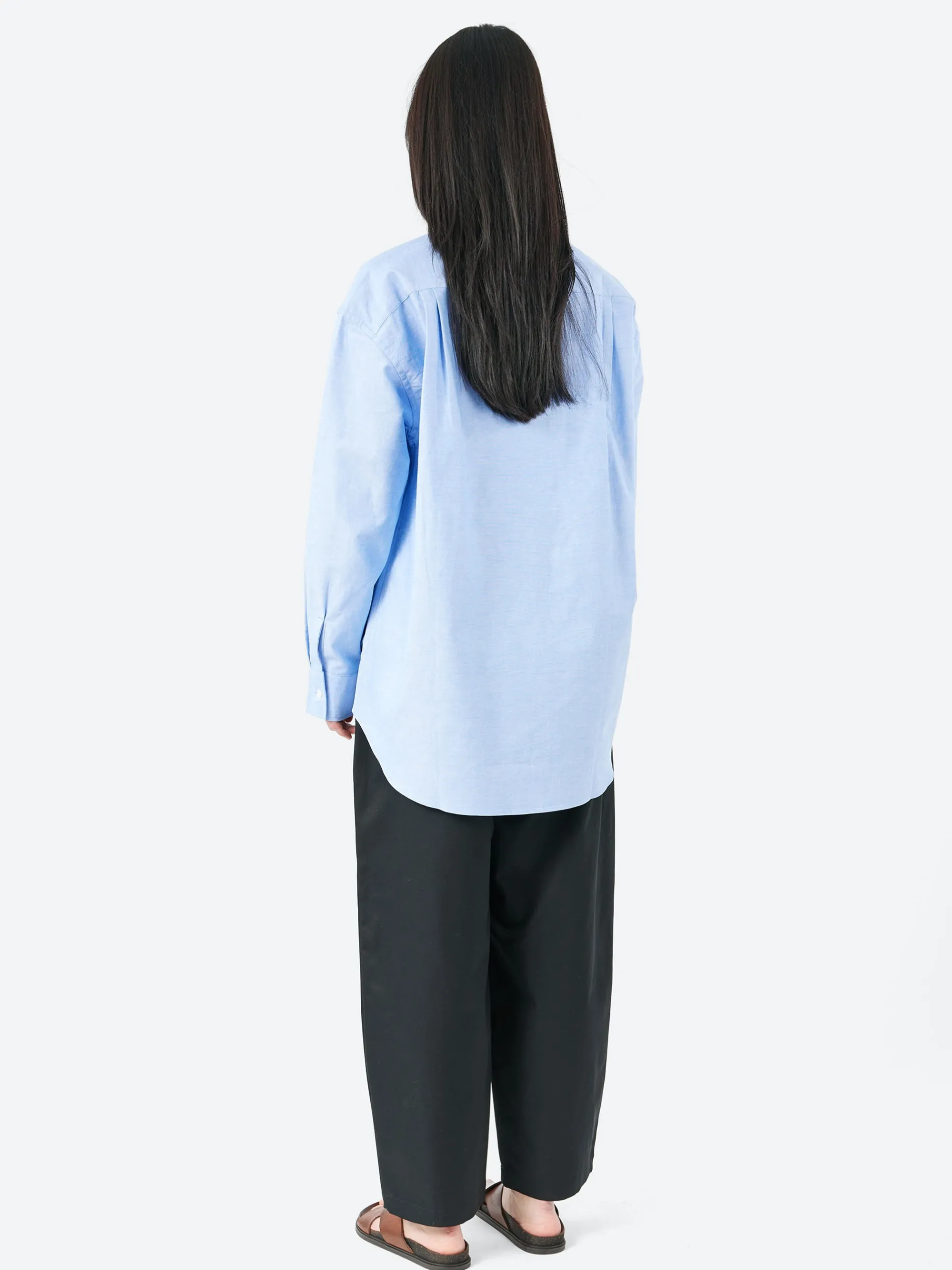 Have a Good Day - Selvedge Ox Shirt in Blue