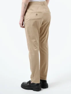 Hope - News Edit Trouser in Khaki Beige