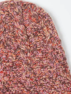 Kardo - Hand Knitted Beanie in Plum