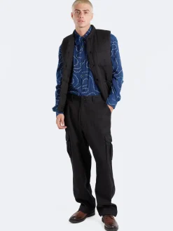 Kardo - Leo Quilted Vest in Black