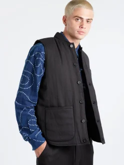 Kardo - Leo Quilted Vest in Black