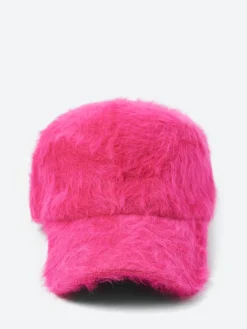 Kopka Accessories - Angora Baseball Cap in Pink