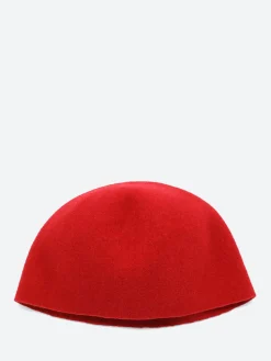 Kopka Accessories - Boiled Wool Toque in Cherry