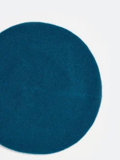 Kopka Accessories - Cashmere Roll Up Beret in Petrol