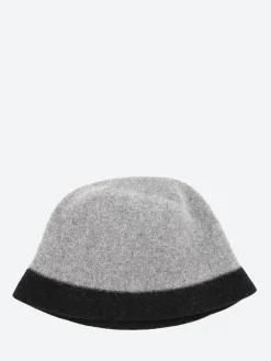 Kopka Accessories - Convertible Bicolour Hat in Grey/Black