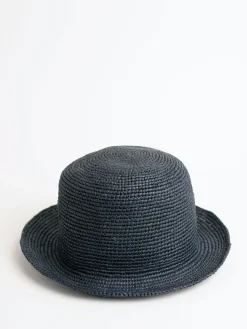 Kopka Accessories - Ecuador Straw Hat in Navy