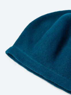Kopka Accessories - Wool Conical Beret in Petrol