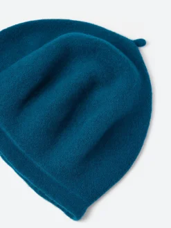 Kopka Accessories - Wool Conical Beret in Petrol