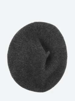 Kopka Accessories - Wool Conical Beret in Black Mix