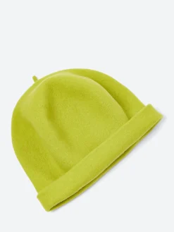 Kopka Accessories - Wool Roll Up Beret in Lime