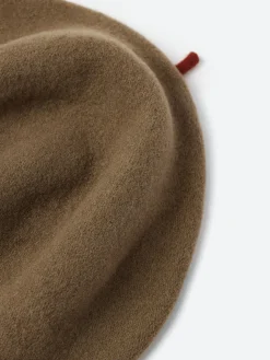 Kopka Accessories - Wool Roll Up Beret in Military/Rust