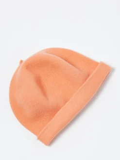 Kopka Accessories - Wool Roll Up Beret in Salmon