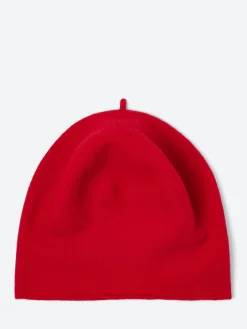 Kopka Accessories - Wool Roll Up Beret in Cherry