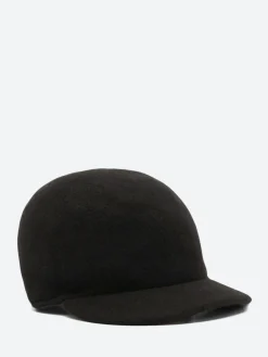 Kopka Accessories - Wool Visor Cap in Black