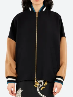 La DoubleJ - Brooklyn Bomber in Solid Black