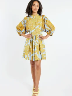 La DoubleJ - Mini Portofino Dress in Tangle Light Blue