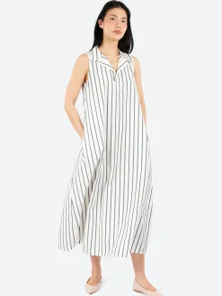 Labo.Art - Abito Felice Mossi Dress in Atlantic