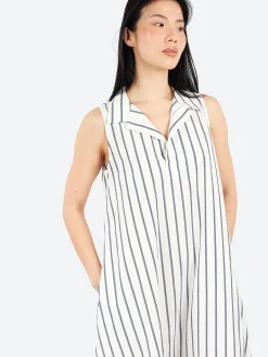 Labo.Art - Abito Felice Mossi Dress in Atlantic