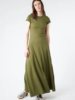 Labo.Art - Abito Sunio Jersey Dress in Olive