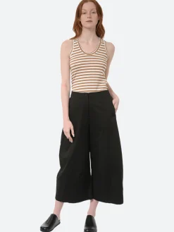 Labo.Art - Canotta Striped Tank Top in Caramel