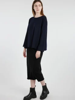 Labo.Art - Gonna Penna Charme Skirt in Black