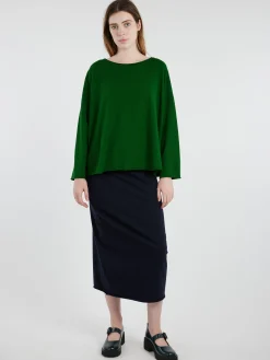 Labo.Art - Gonna Penna Charme Skirt in Atlantic