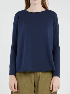Labo.Art - Jeppe Longsleeve Wool Top in Atlantic