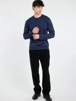 Labo.Art - M Basica L/S Jap T-Shirt in Atlantic