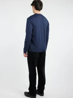 Labo.Art - M Basica L/S Jap T-Shirt in Atlantic