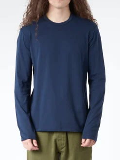 Labo.Art - Men's Basica L/S Mila T-Shirt in Atlantic