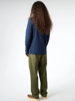 Labo.Art - Men's Basica L/S Mila T-Shirt in Atlantic