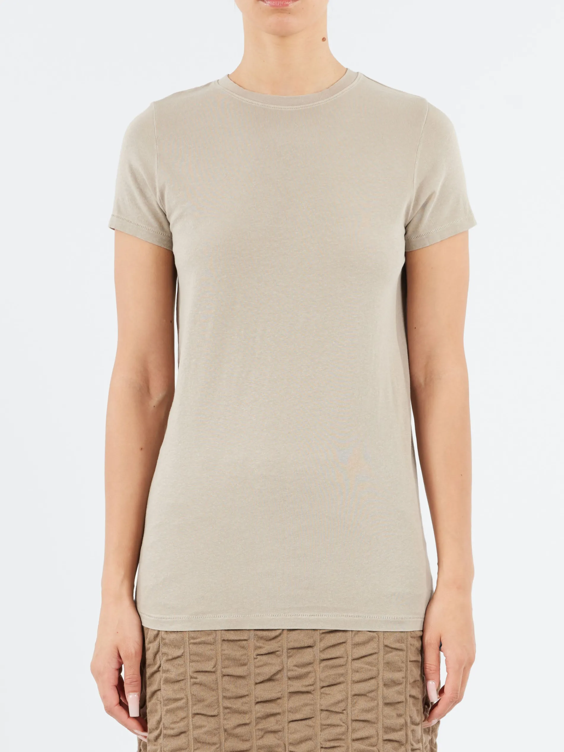 Lauren Manoogian - Bias Baby Tee in Washed Clay