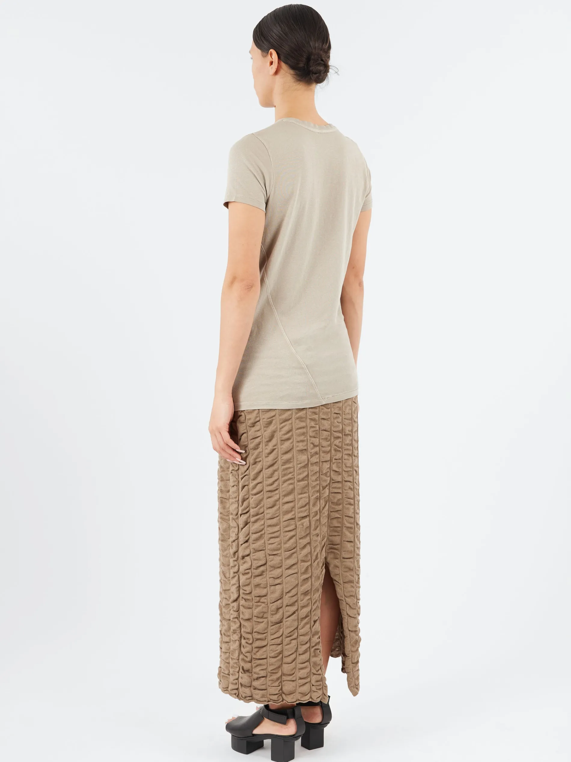 Lauren Manoogian - Bias Baby Tee in Washed Clay