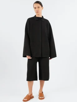 Lauren Manoogian - Double Knit Shorts in Black