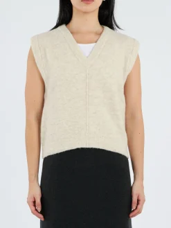 Lauren Manoogian - Fleece Vest in Ecru