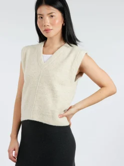 Lauren Manoogian - Fleece Vest in Ecru