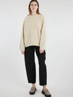 Lauren Manoogian - Fleece Crewneck in Ecru