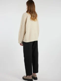 Lauren Manoogian - Fleece Crewneck in Ecru