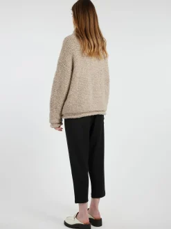 Lauren Manoogian - Handknit Purl Rollneck in Dust