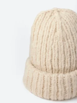 Lauren Manoogian - Handknit Big Hat in Alabaster