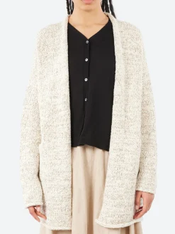 Lauren Manoogian - Marl Cardigan in Raw White