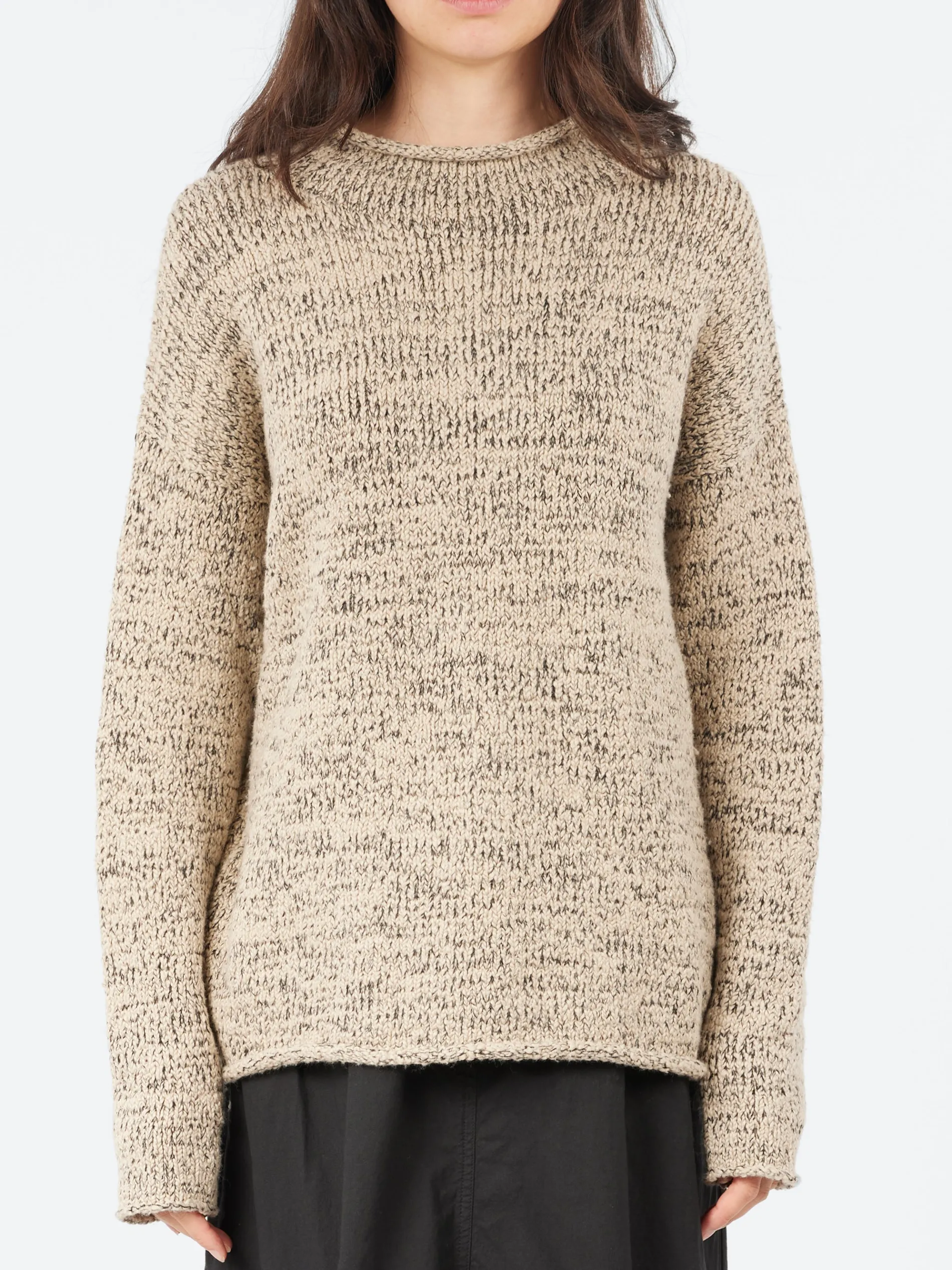 Lauren Manoogian - Marl Rollneck in Sisal Marl