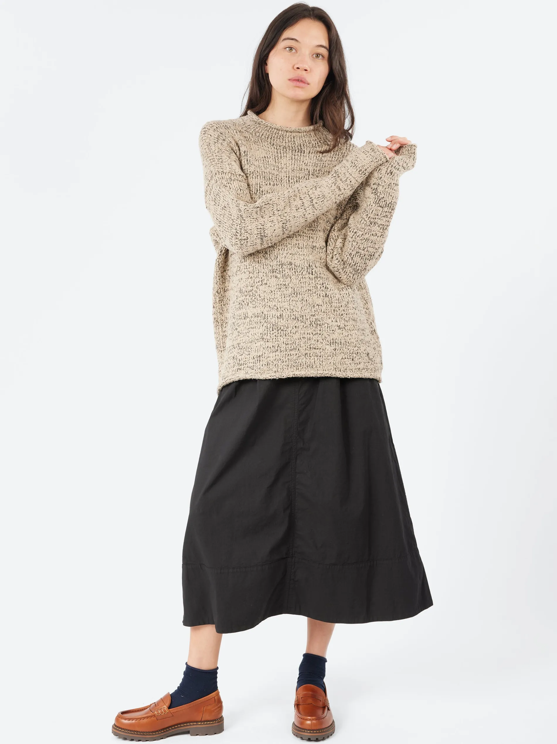 Lauren Manoogian - Marl Rollneck in Sisal Marl