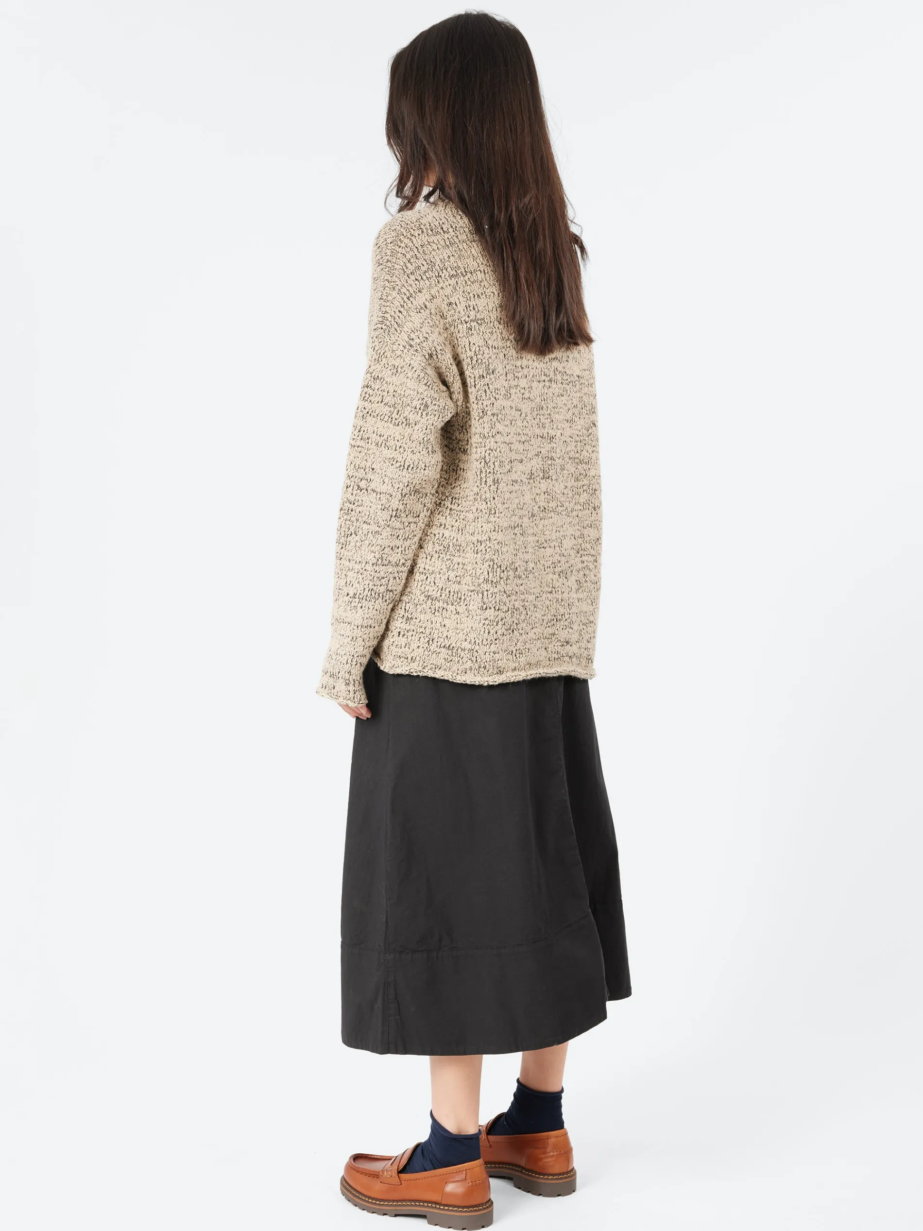 Lauren Manoogian - Marl Rollneck in Sisal Marl