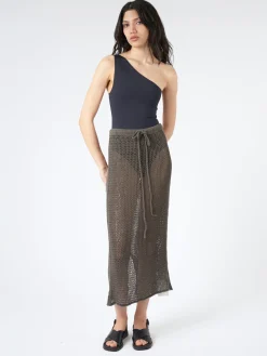 Lauren Manoogian - Net Skirt in Coal