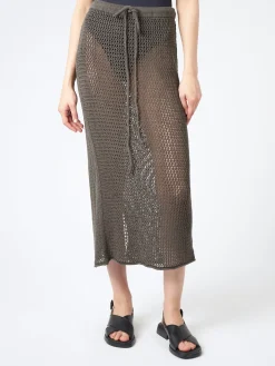 Lauren Manoogian - Net Skirt in Coal